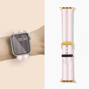 Baby Pink Stripe - Apple Watch Band