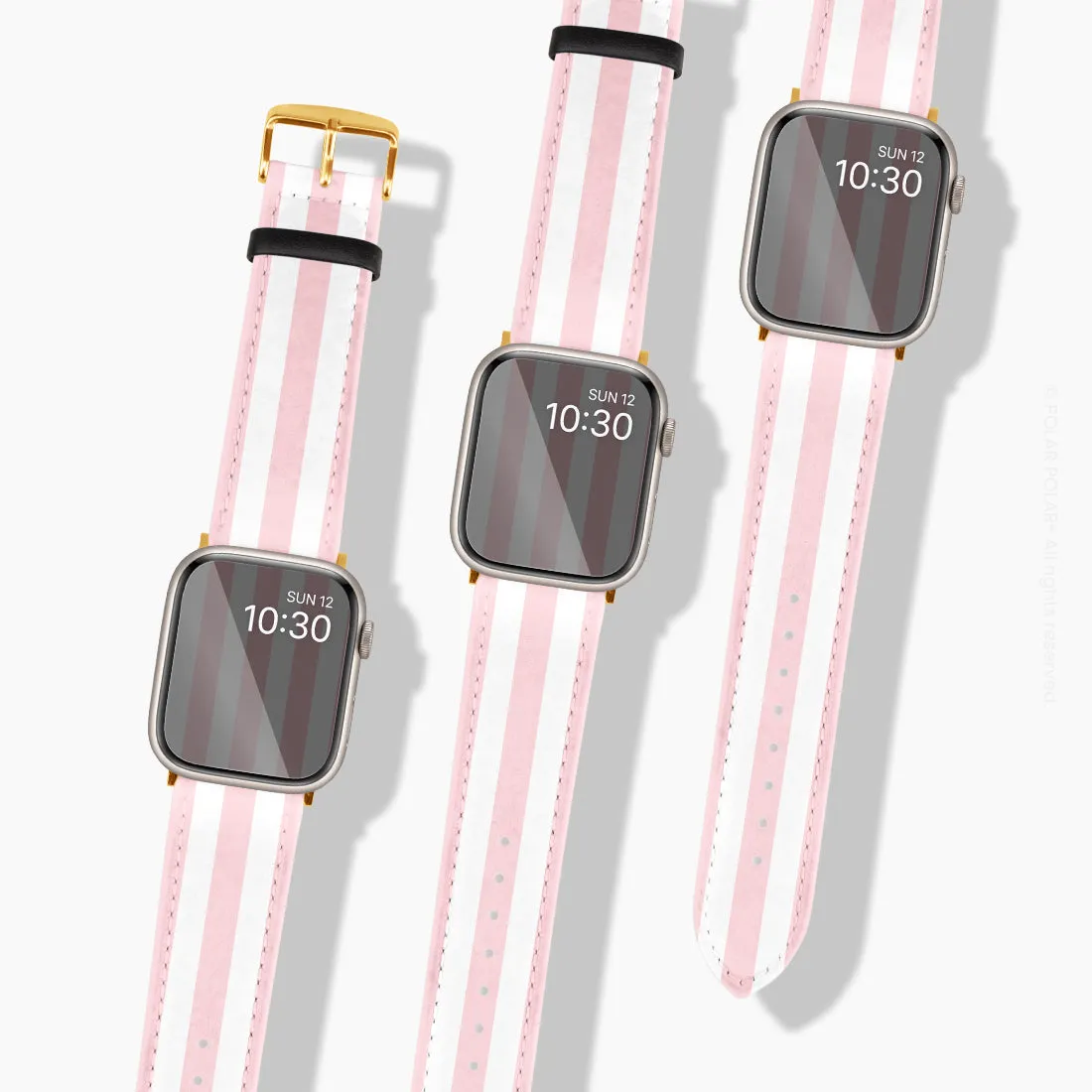 Baby Pink Stripe - Apple Watch Band
