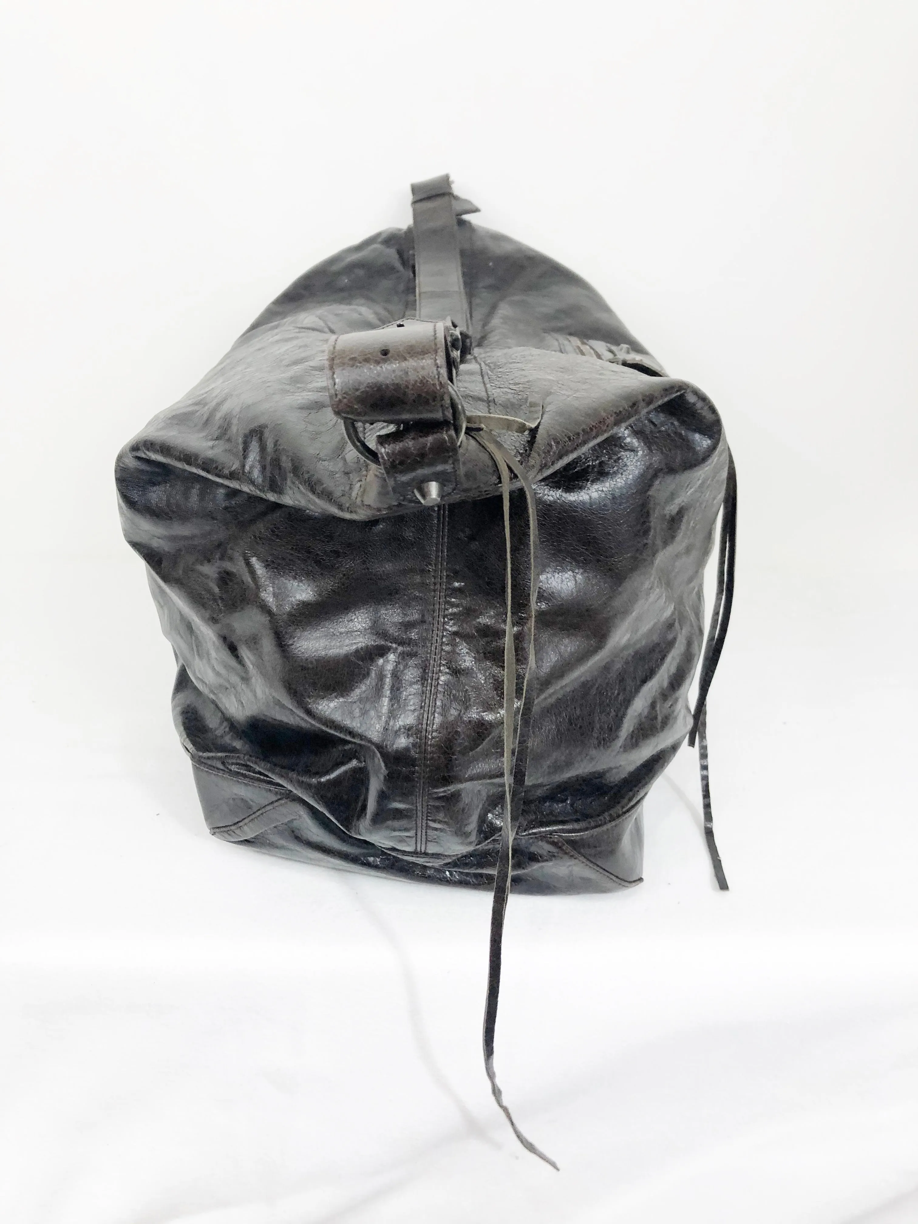 Balenciaga Leather Weekender