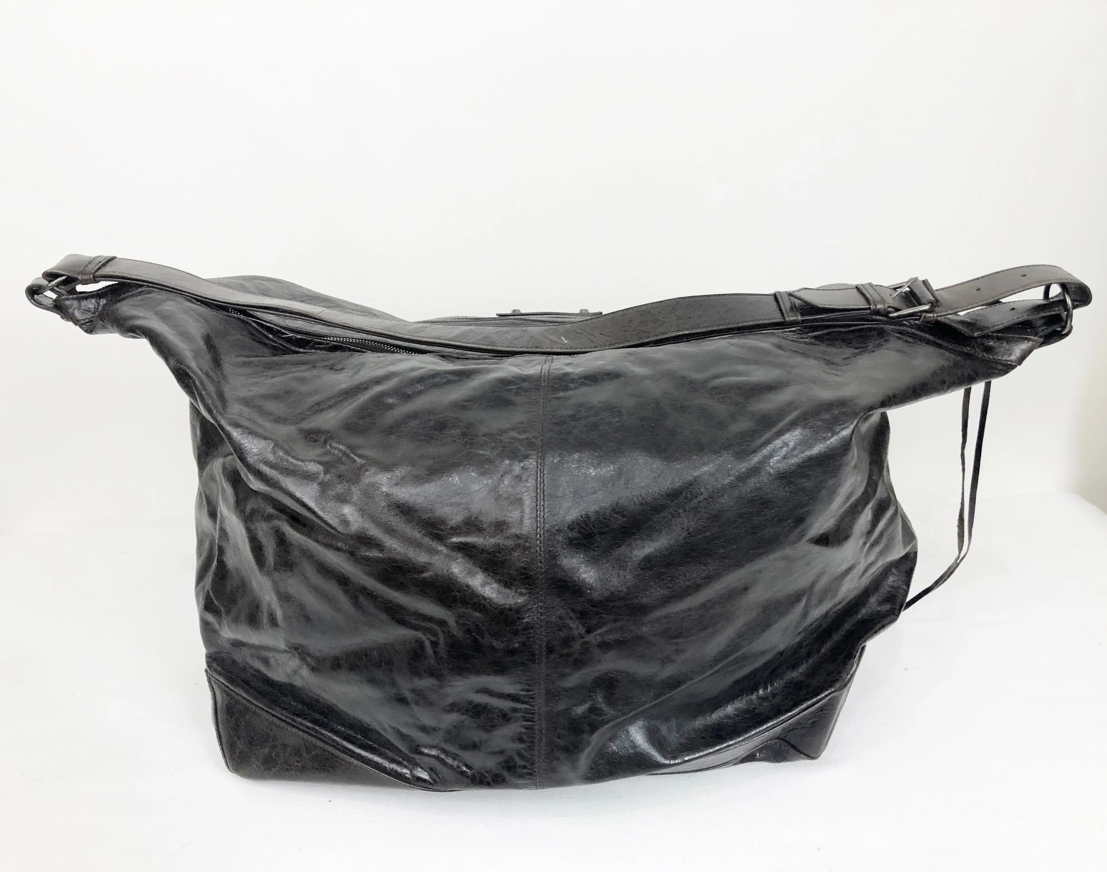 Balenciaga Leather Weekender