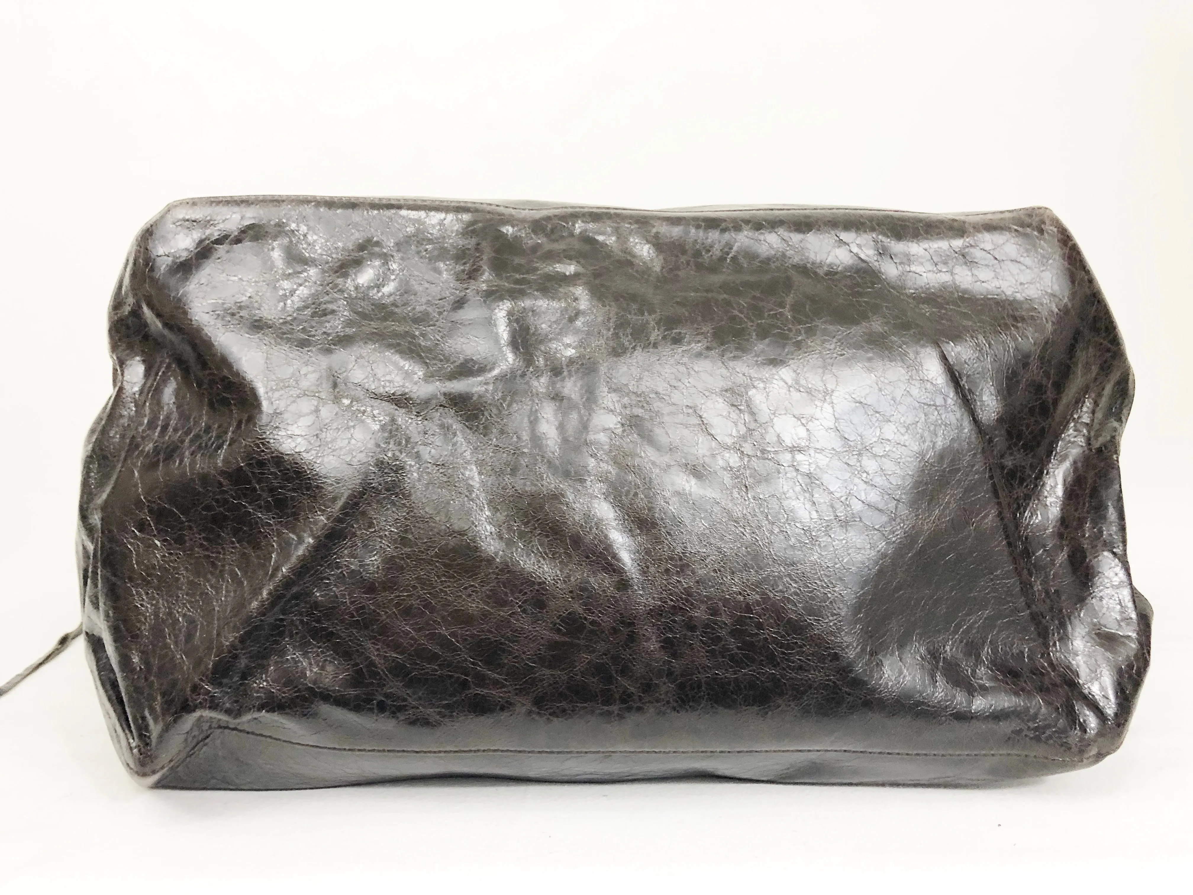 Balenciaga Leather Weekender