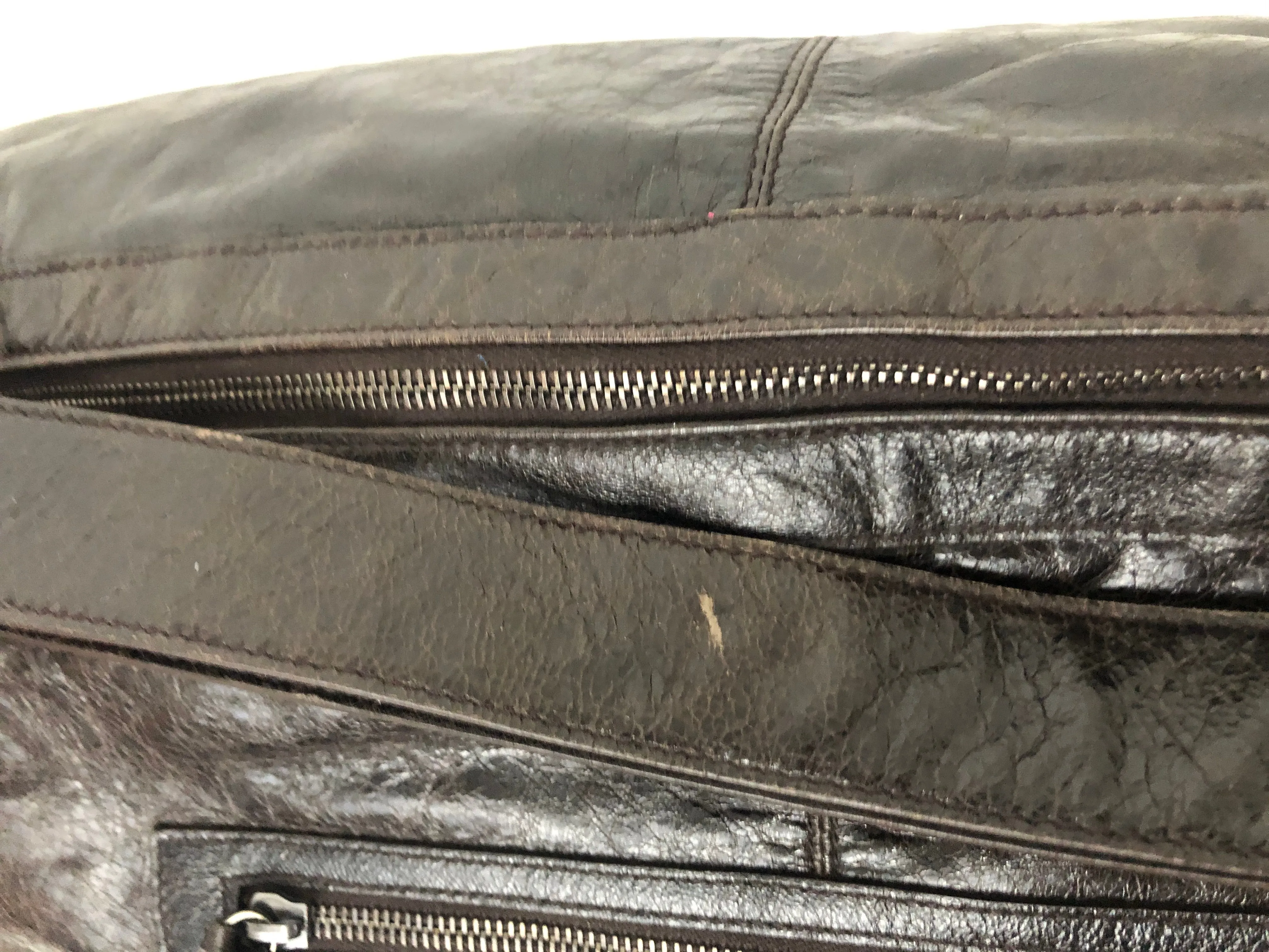 Balenciaga Leather Weekender