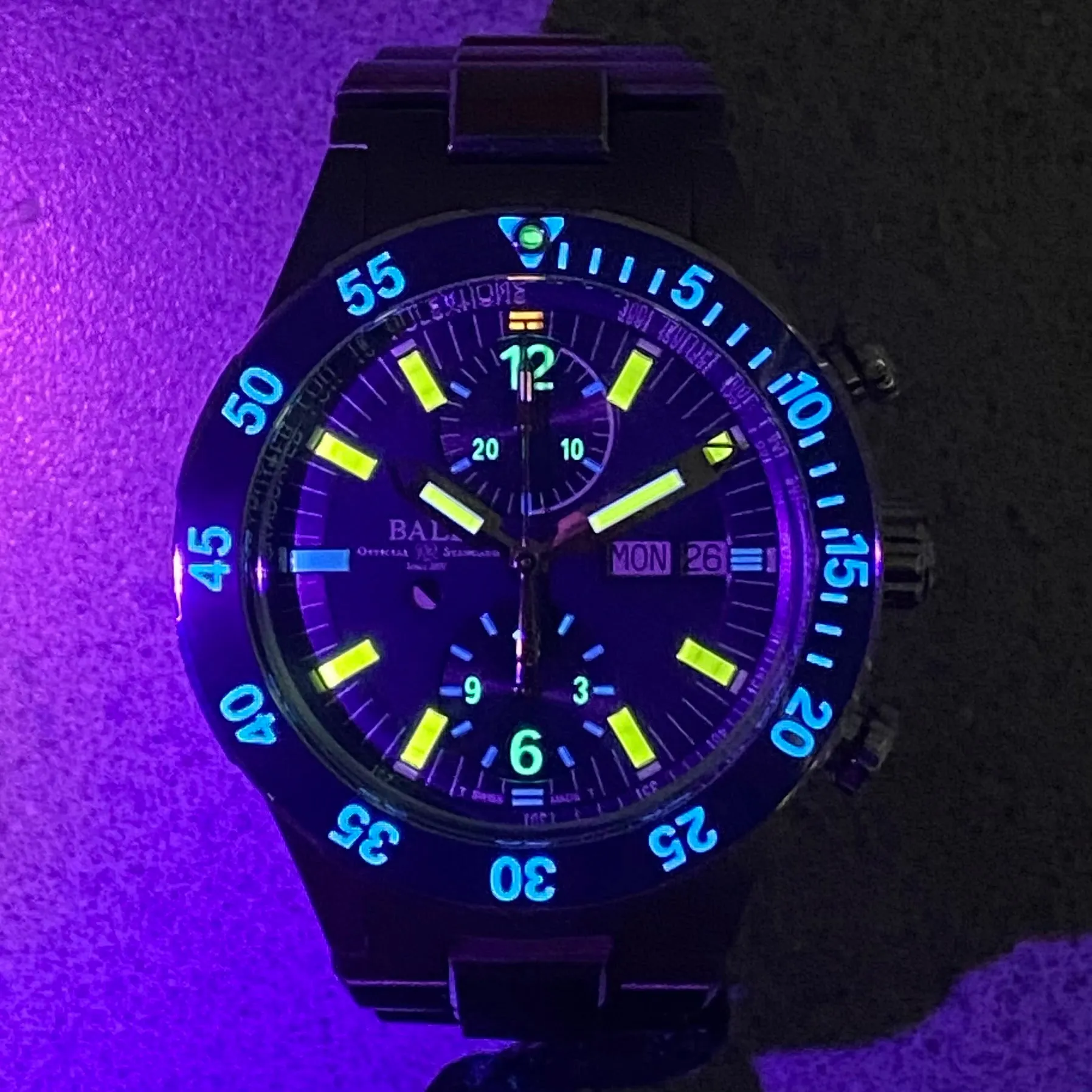 BALL Roadmaster Rescue Chronograph Watch 42mm DC3030C Limited Edition Automatic Wristwatch ALL Original Box & Papers