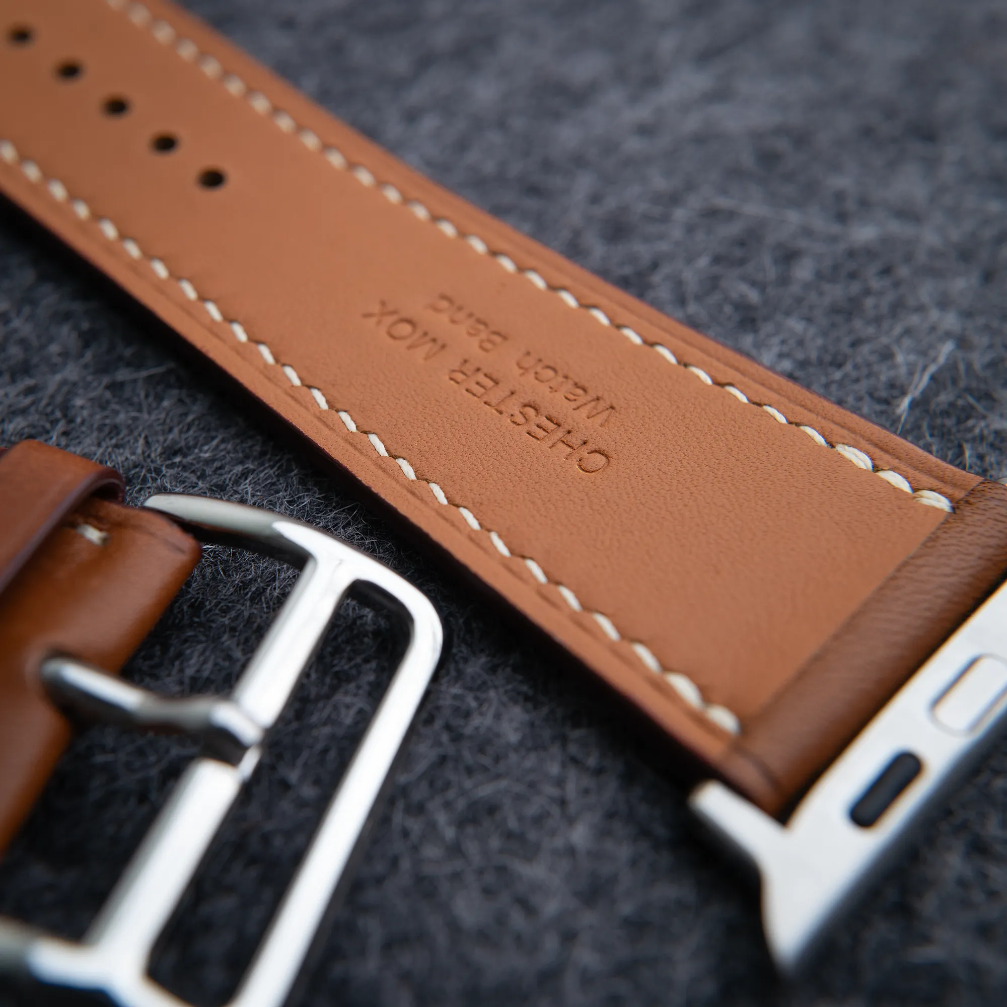 Barenia Apple iWatch Single Loop Leather Band