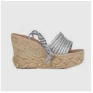 Becca Silver Wedges