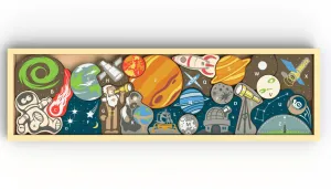 BeginAgain--SPACE A TO Z PUZZLE & PLAYSET