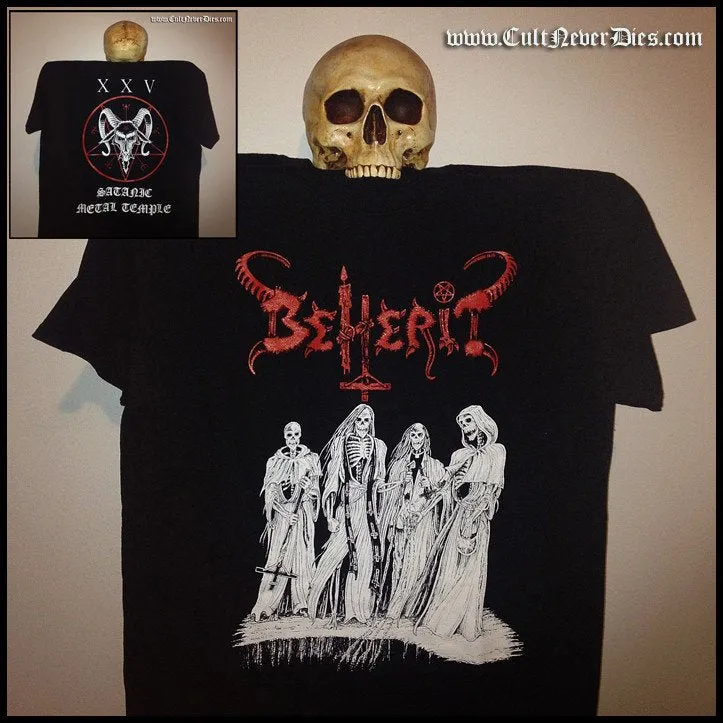 BEHERIT - Satanic Metal Temple T-SHIRT MALE MEDIUM