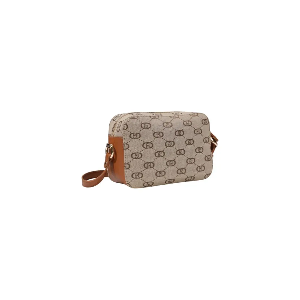 Beige Polyester Handbag