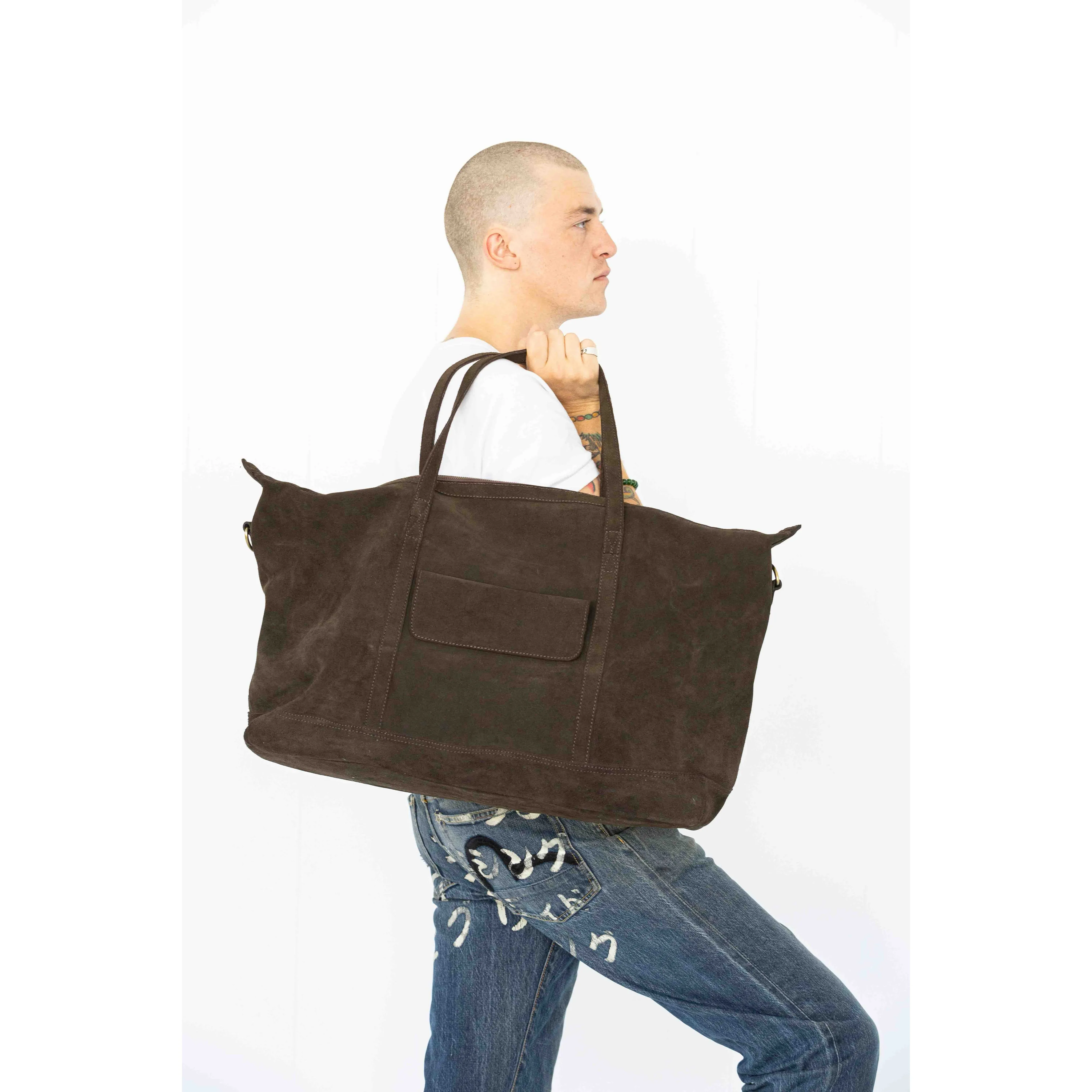 BIG BAG    Huge Leather Weekender