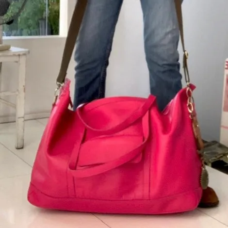 BIG BAG    Huge Leather Weekender