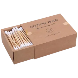 Biodegradable Organic Bamboo Cotton Swabs