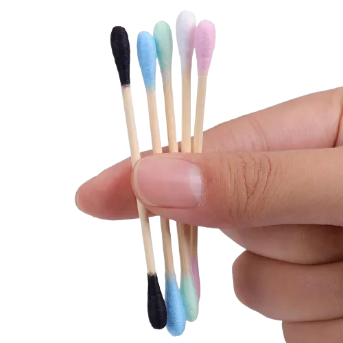 Biodegradable Organic Bamboo Cotton Swabs