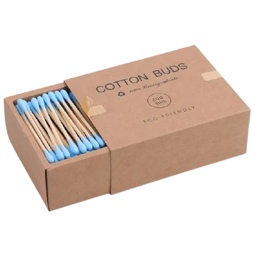 Biodegradable Organic Bamboo Cotton Swabs