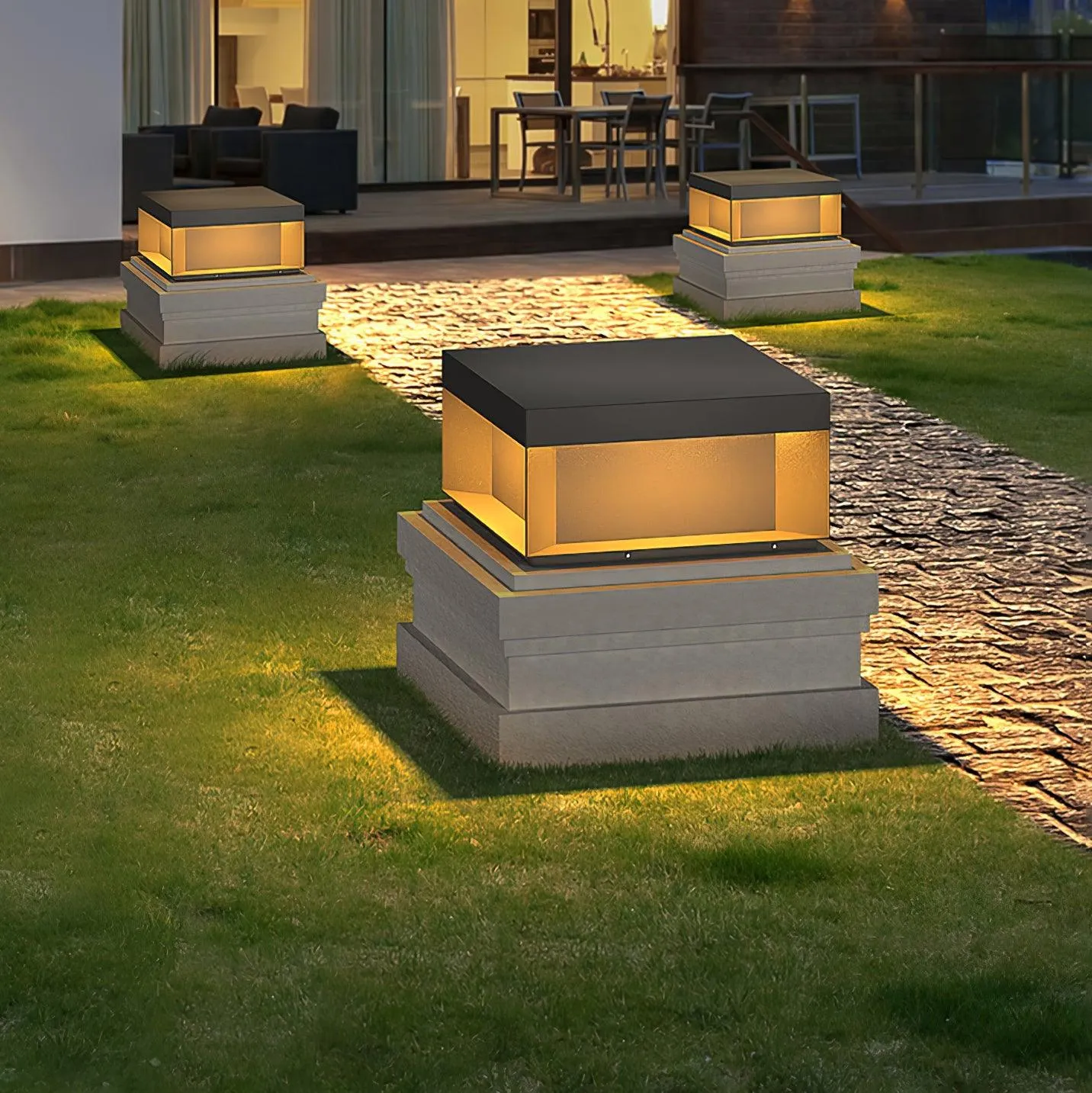 Black Box Outdoor Post Light