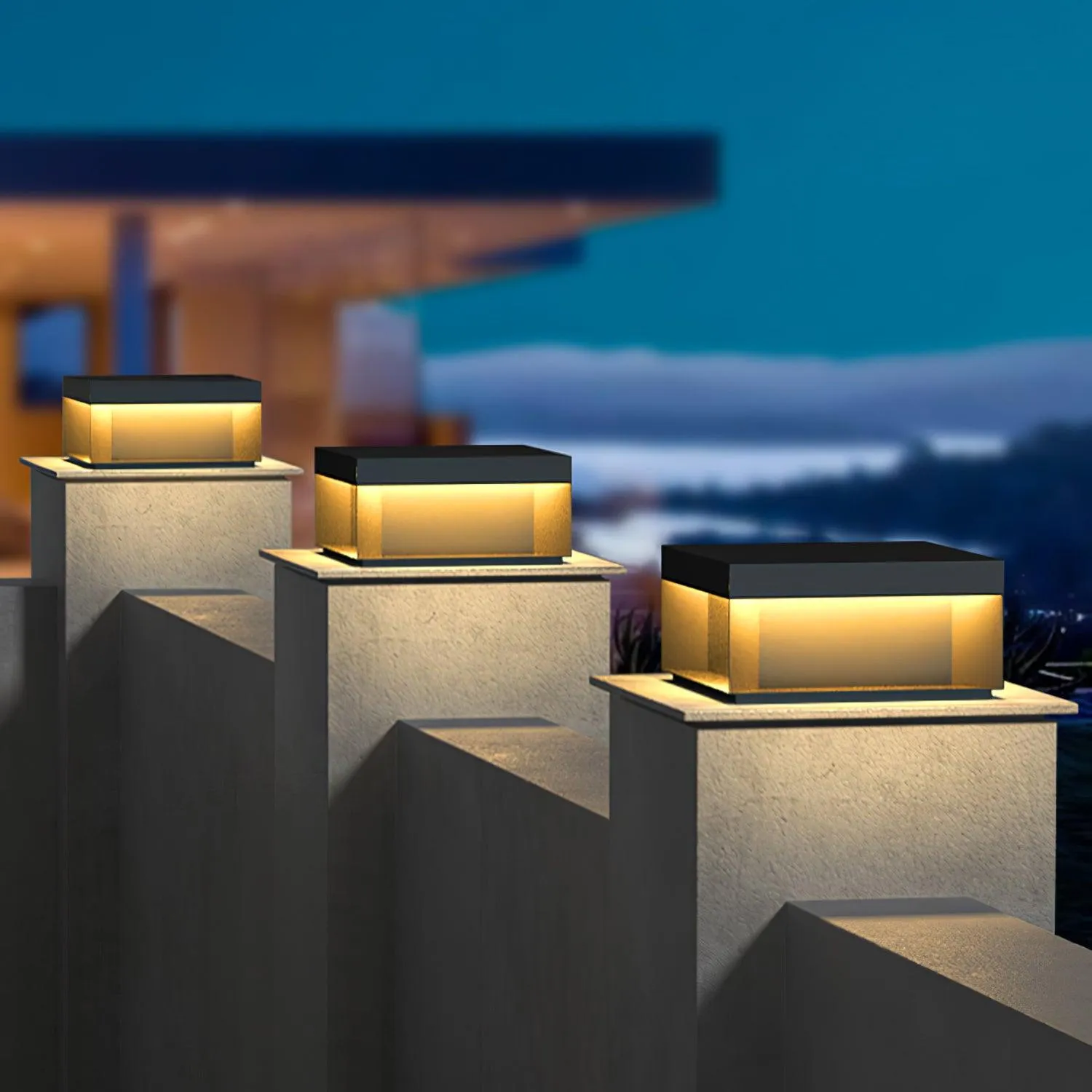 Black Box Outdoor Post Light