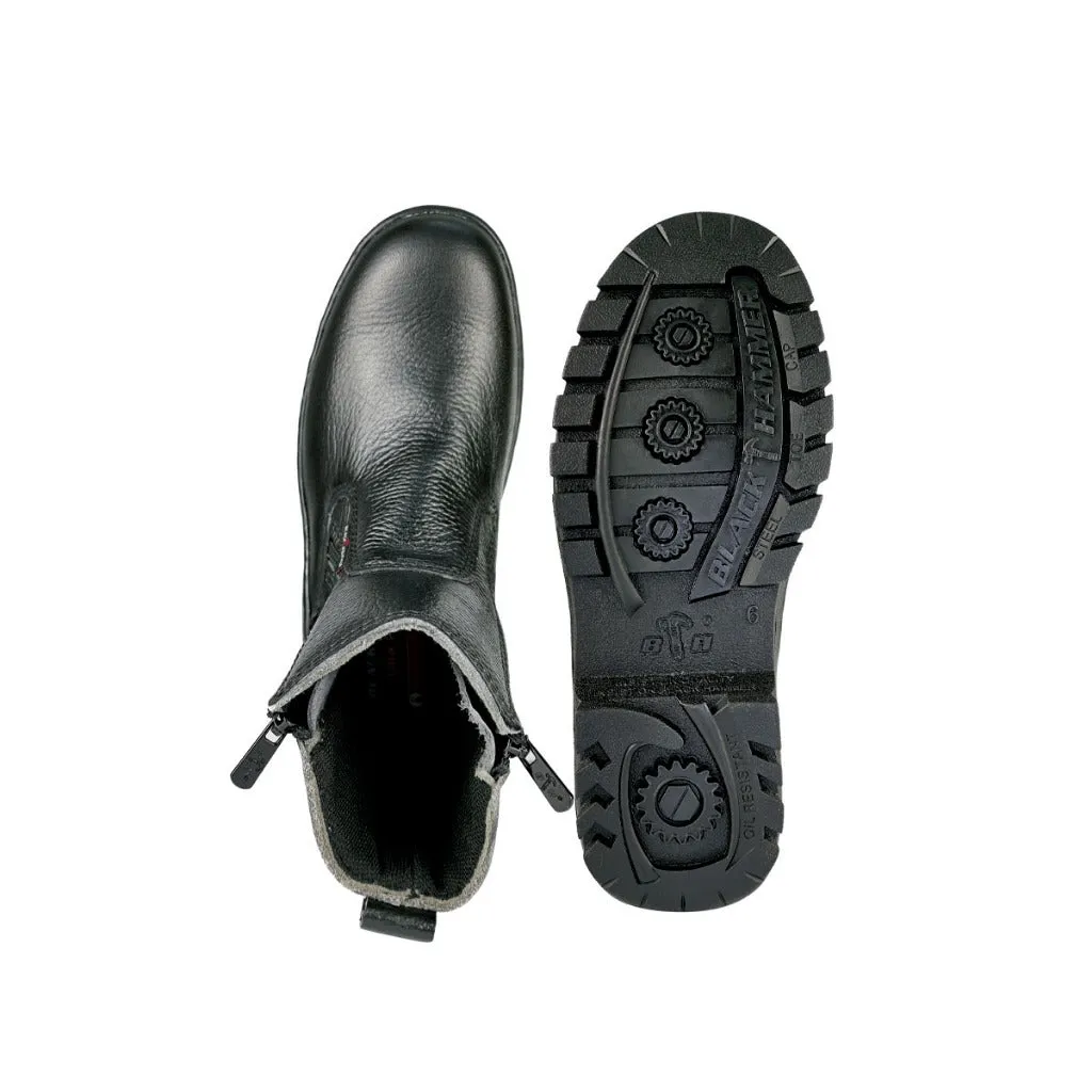 Black Hammer 2000 Series Mid Cut Safety Shoes BH 2333 (SIRIM APPROVED)