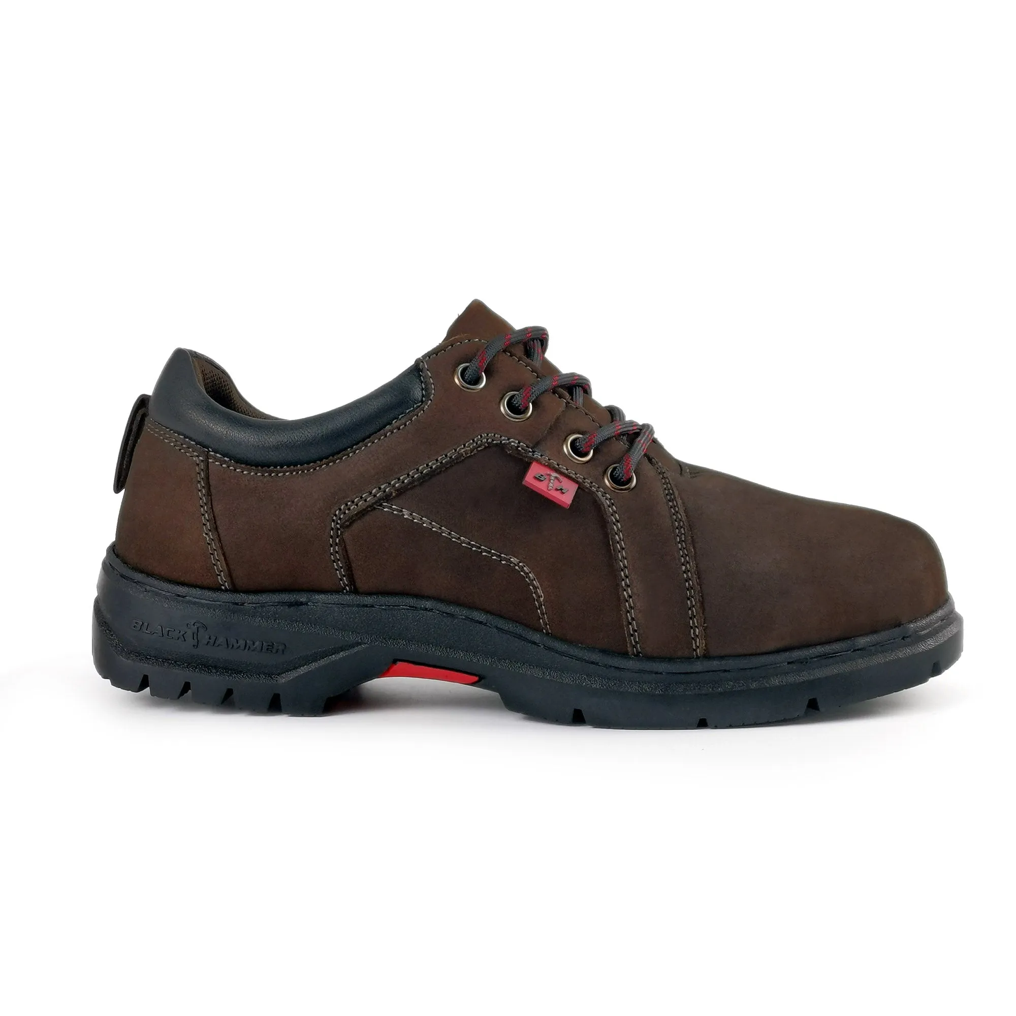 Black Hammer Low Cut Lace Up Ladies Safety Shoes BH 3887