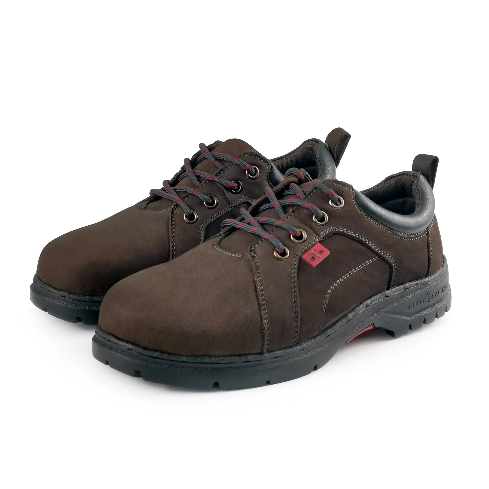 Black Hammer Low Cut Lace Up Ladies Safety Shoes BH 3887