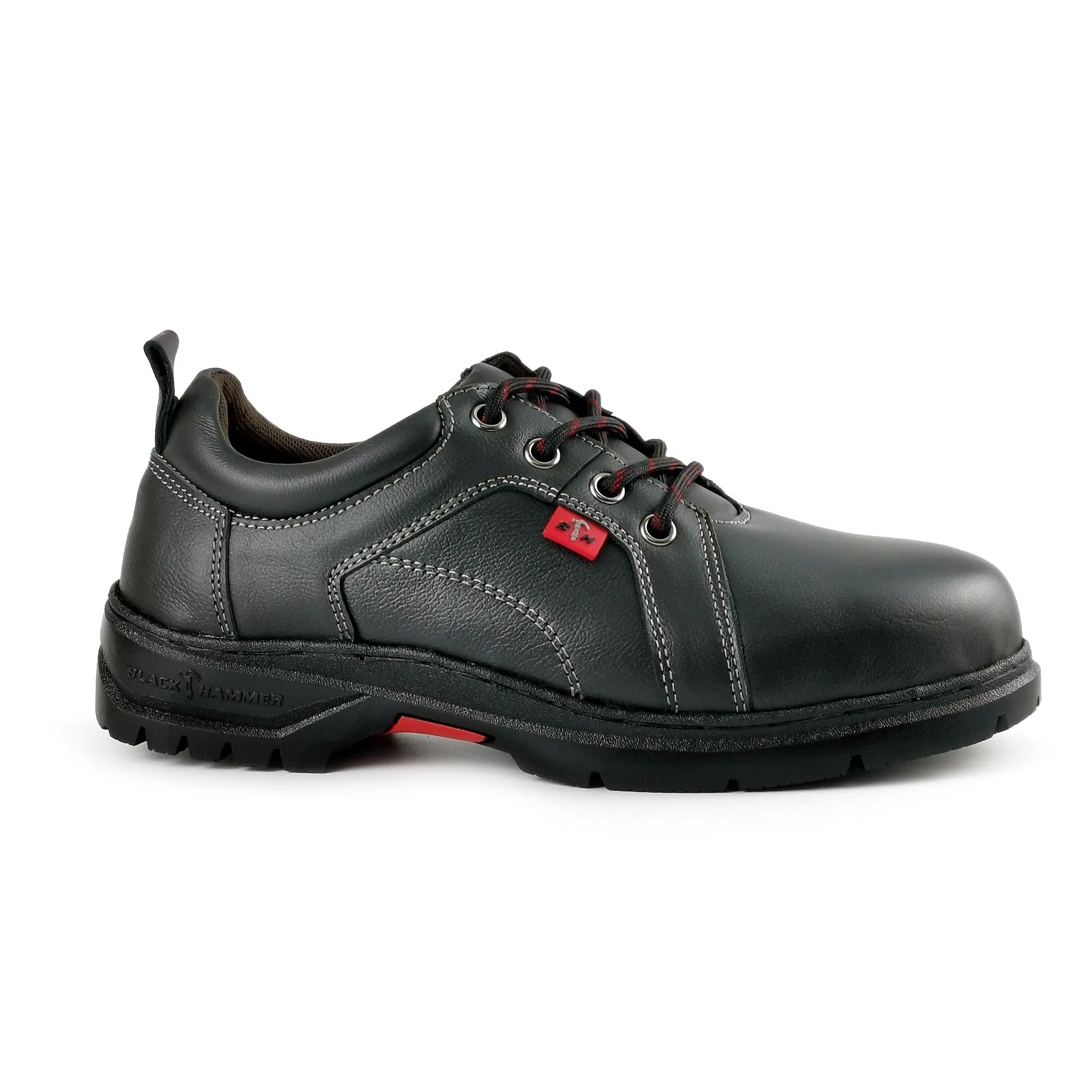 Black Hammer Low Cut Lace Up Ladies Safety Shoes BH 3887