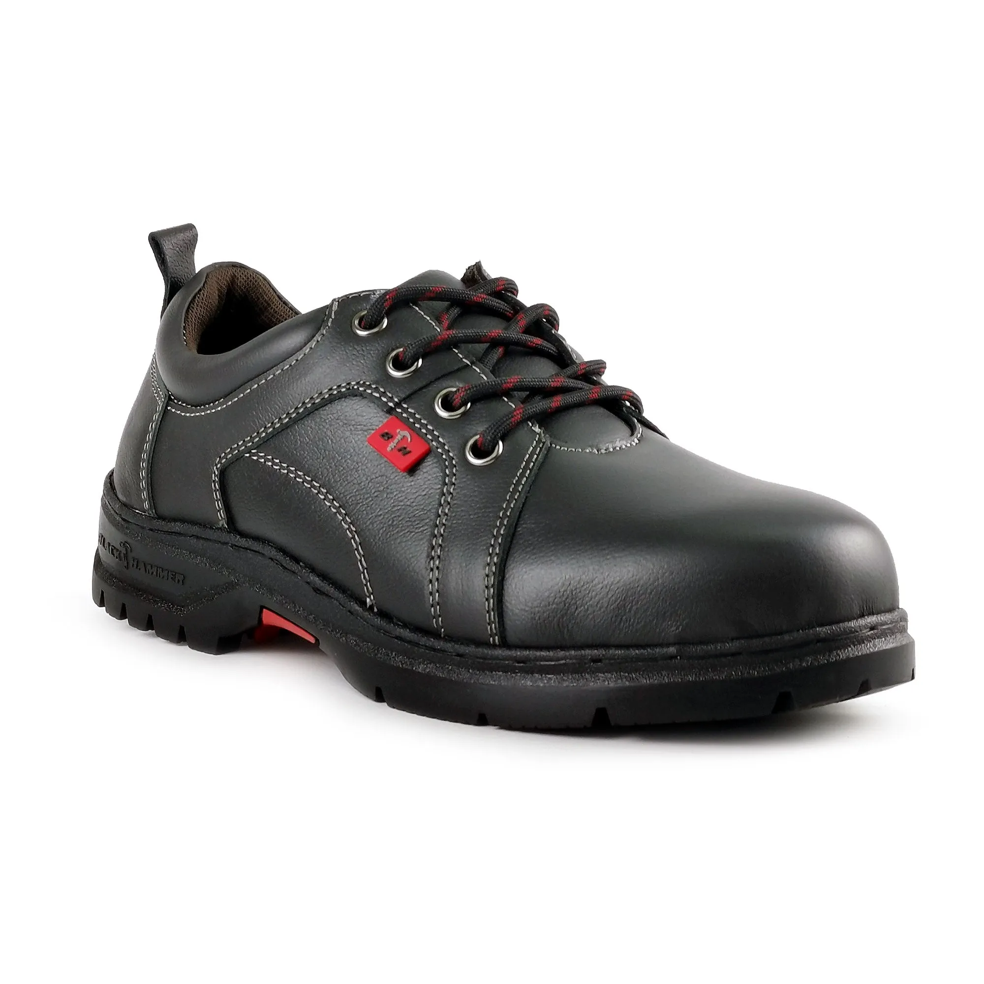 Black Hammer Low Cut Lace Up Ladies Safety Shoes BH 3887