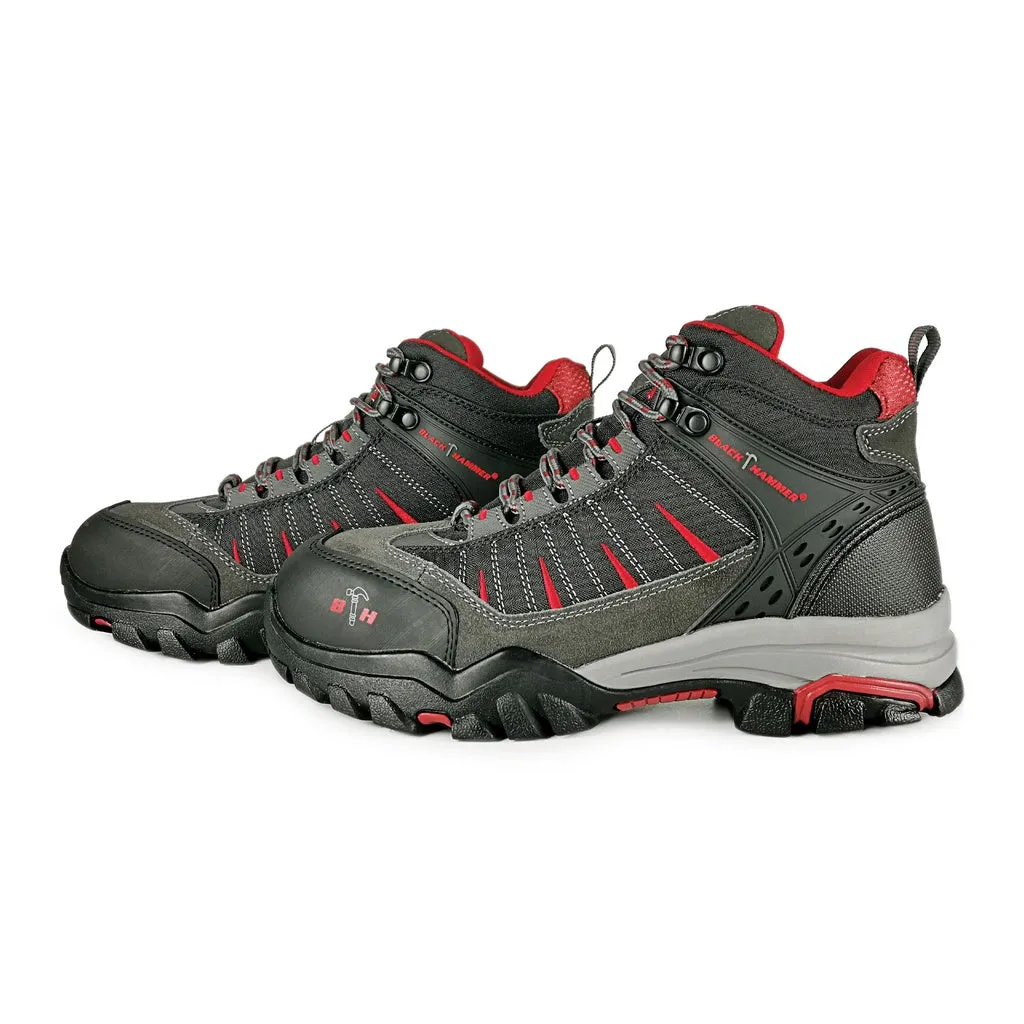 Black Hammer Trek II Men Mid Cut Safety Shoes BHS201604