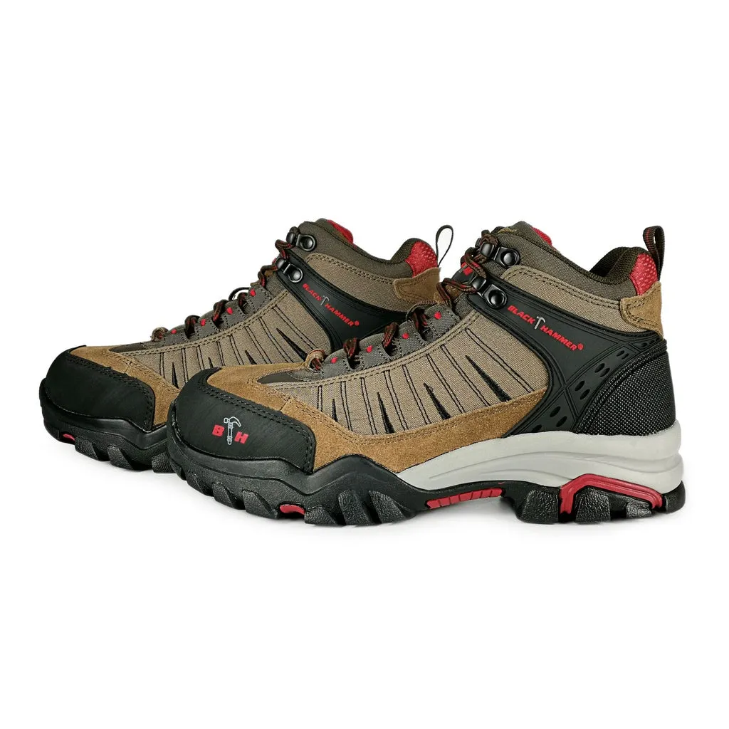 Black Hammer Trek II Men Mid Cut Safety Shoes BHS201604