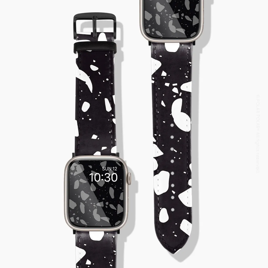 Black Rocky Road Terrazzo - Apple Watch Band