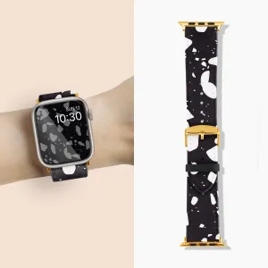 Black Rocky Road Terrazzo - Apple Watch Band