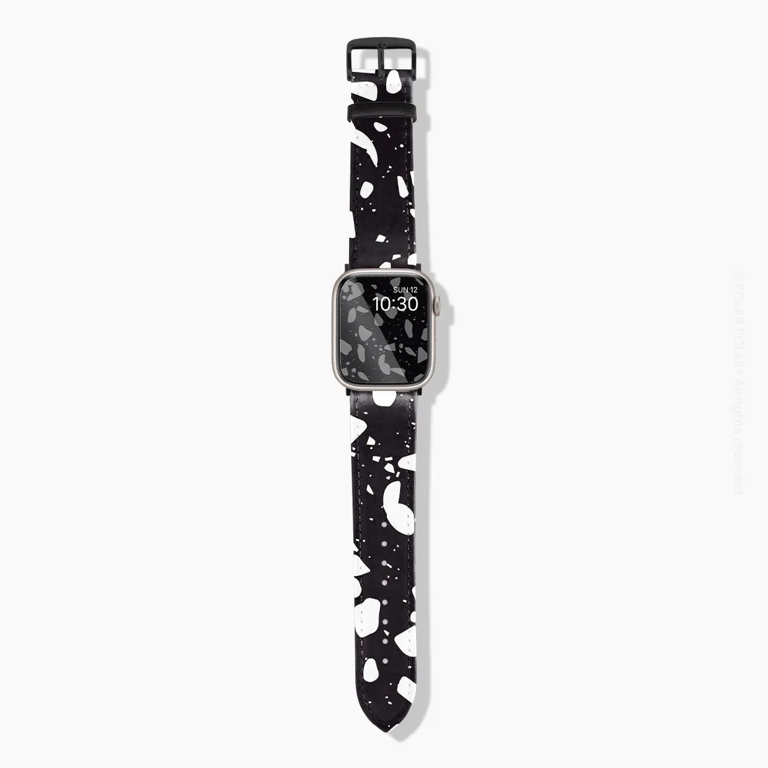 Black Rocky Road Terrazzo - Apple Watch Band
