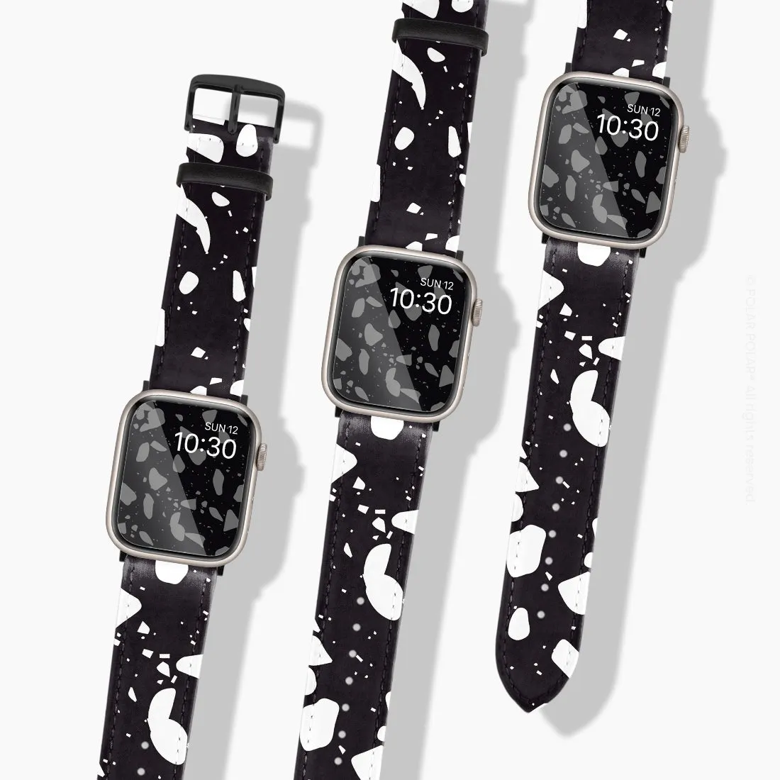 Black Rocky Road Terrazzo - Apple Watch Band