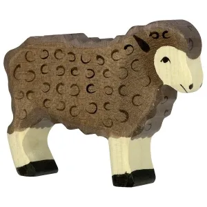 Black standing sheep