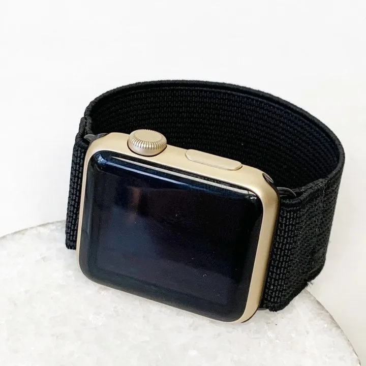 Black Stretch Smart Watch Band