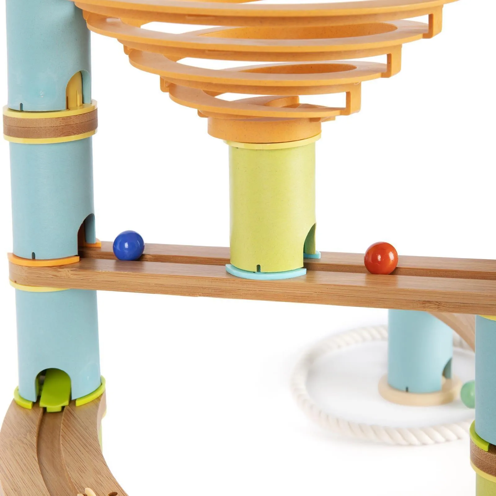 Boppi Wooden Bamboo Marble Run - Starter Pack