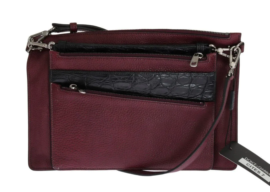 Bordeaux Leather Handbag