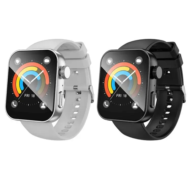 BOROFONE BD13 Smart Sports Watch, 1.83 inch Screen, Support BT Call(Black)