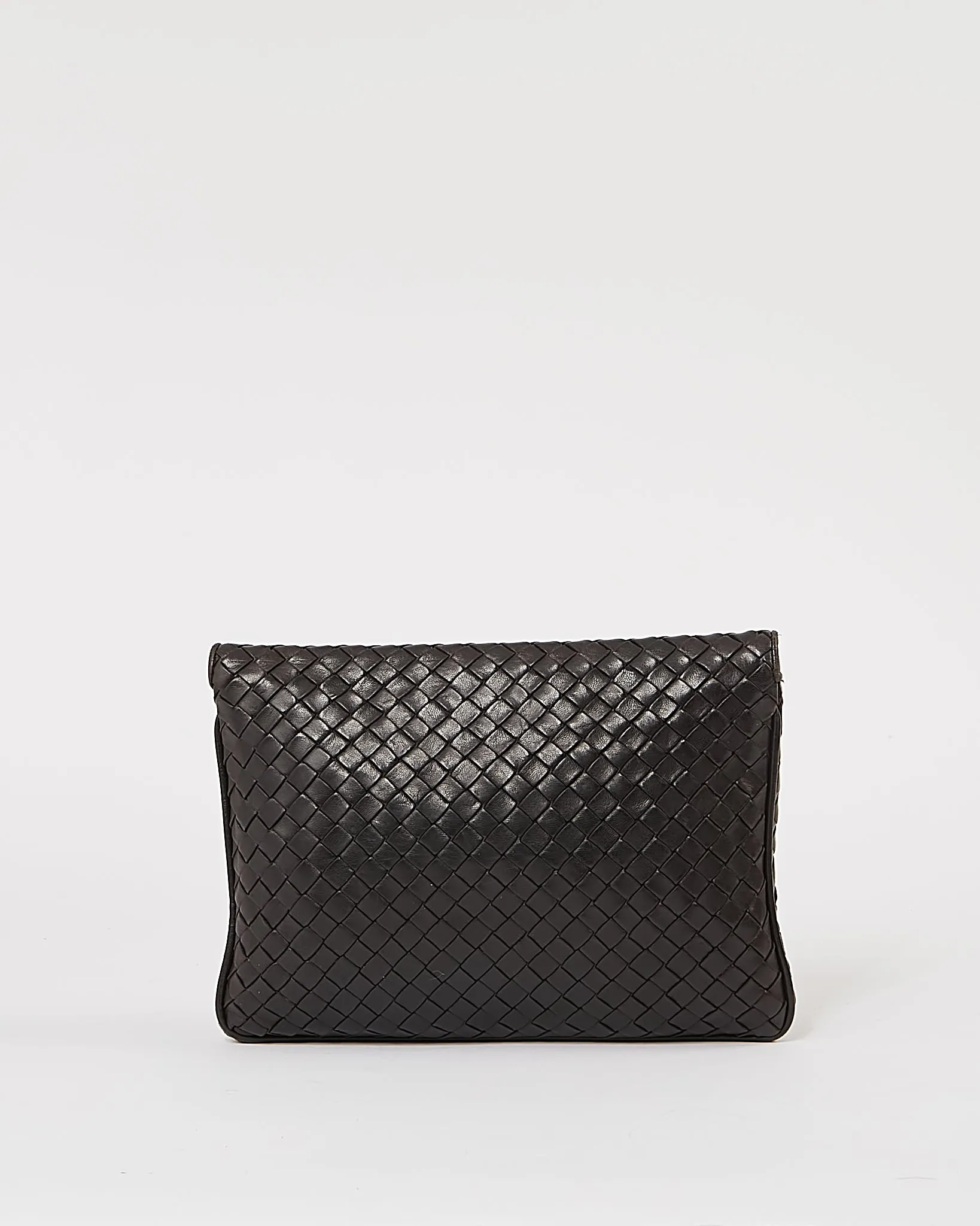 Bottega Veneta Black Intrecciato Leather Shoulder Bag
