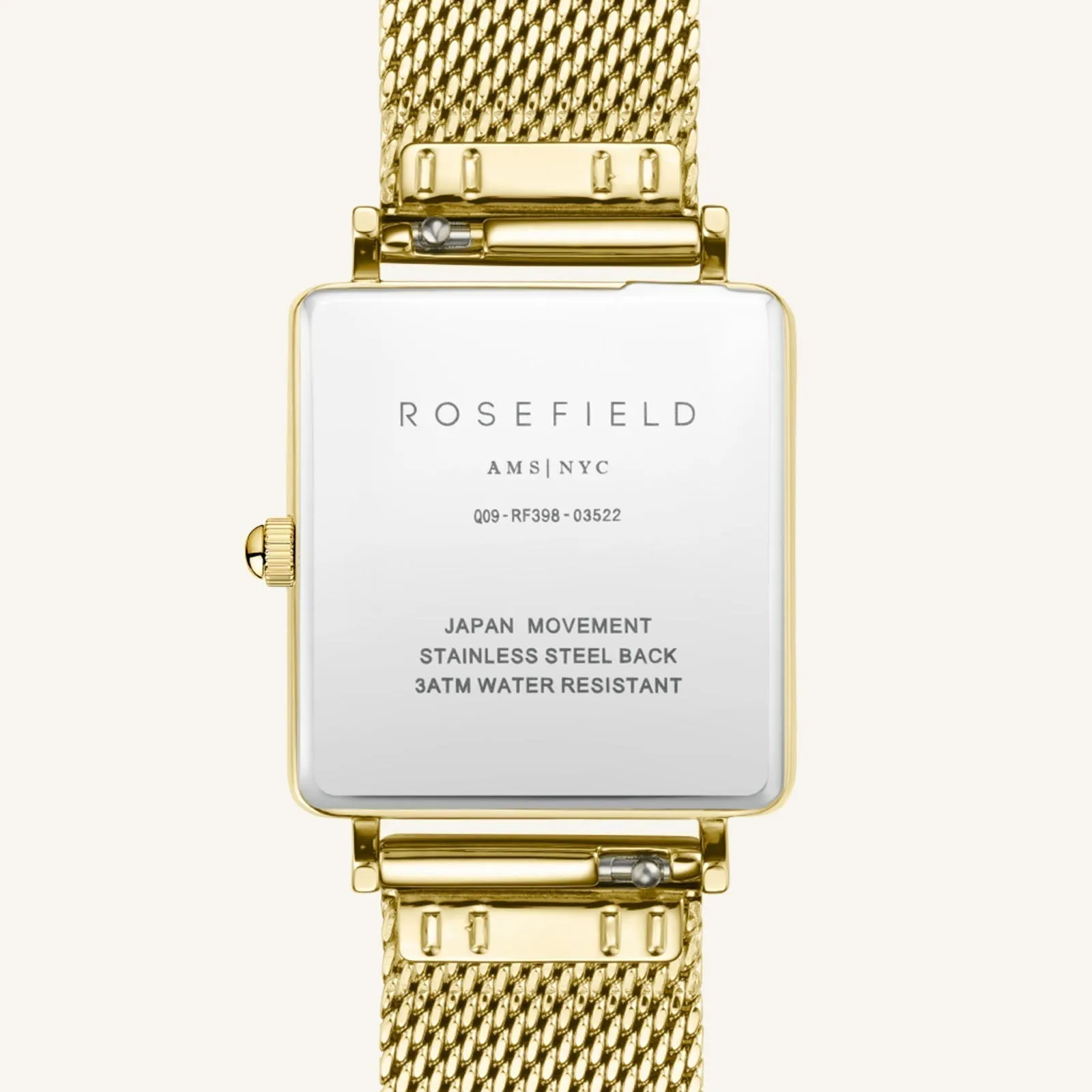 Boxy XS Gold Mesh - Engraved