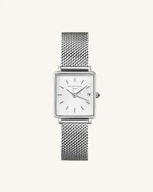 Boxy XS Silver Mesh