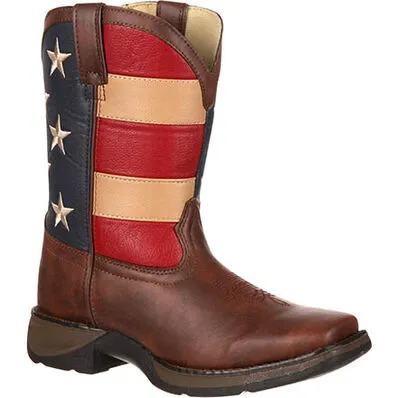 Boy's Durango Patriotic Western Flag Boot