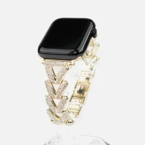Bracelete com Zircônia Cúbica para Apple Watch