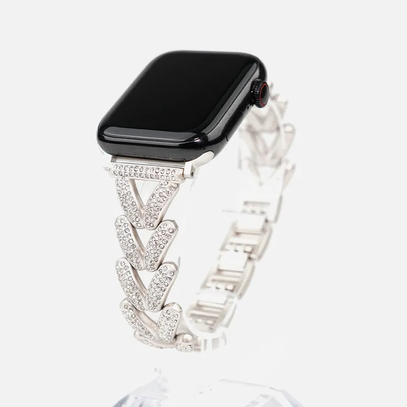 Bracelete com Zircônia Cúbica para Apple Watch
