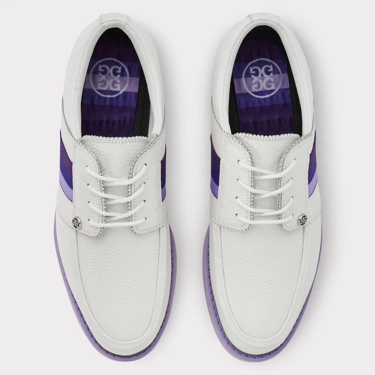 Brand New! G/Fore Women's Grosgrain Gallivanter Golf Shoes - Snow/Amethyst