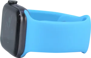 Bright Blue Silicone Watch Band