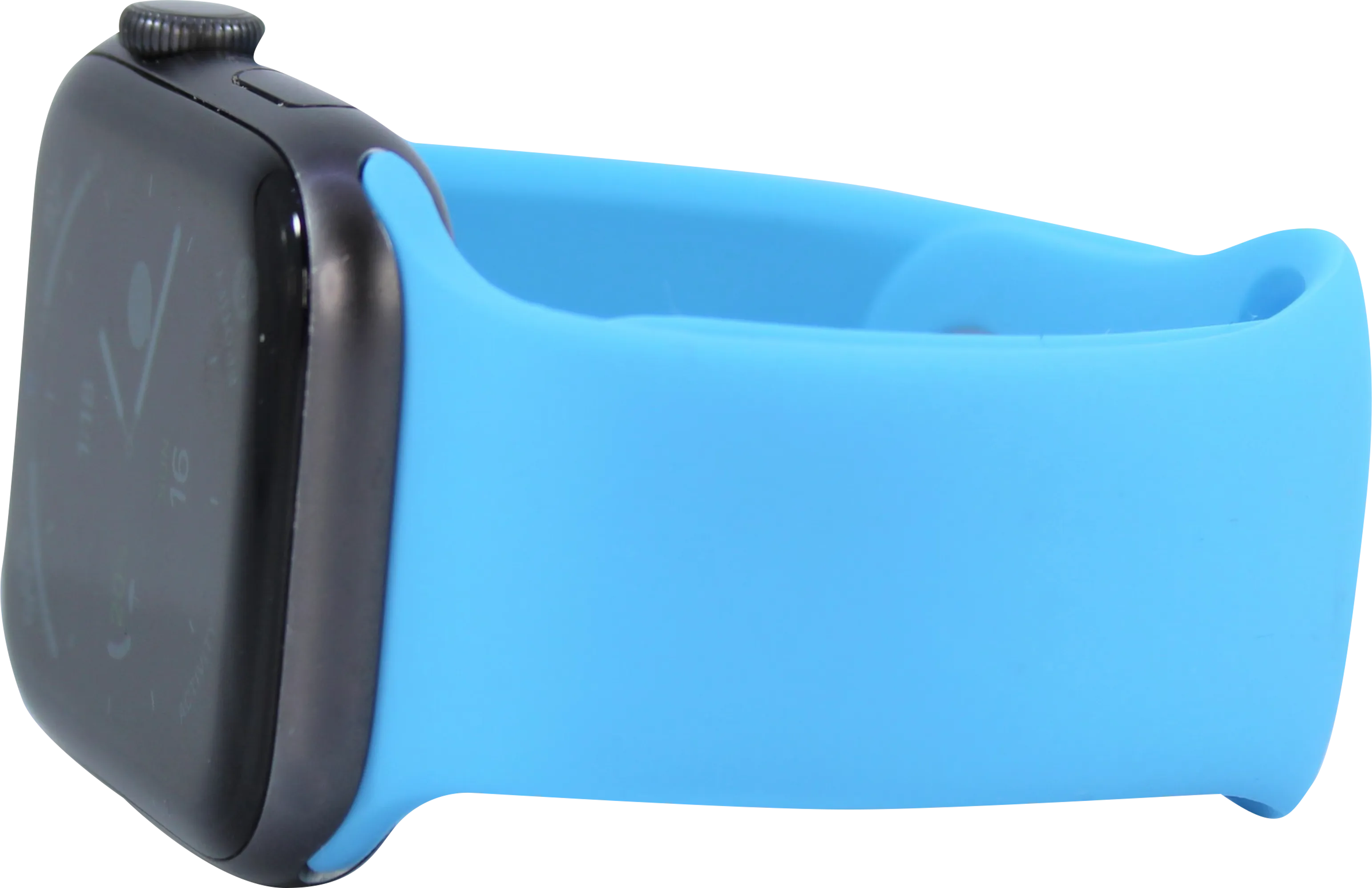 Bright Blue Silicone Watch Band