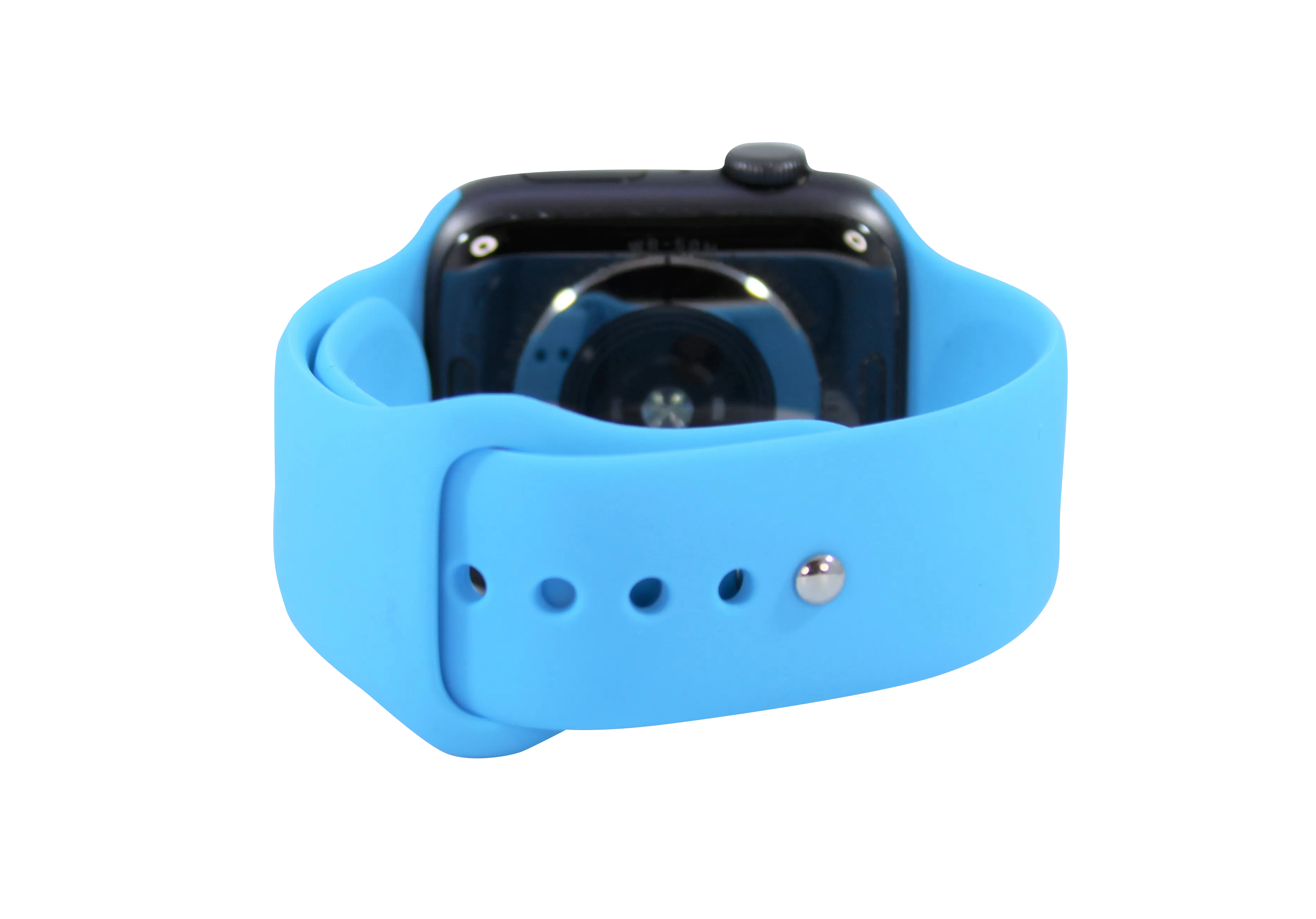 Bright Blue Silicone Watch Band