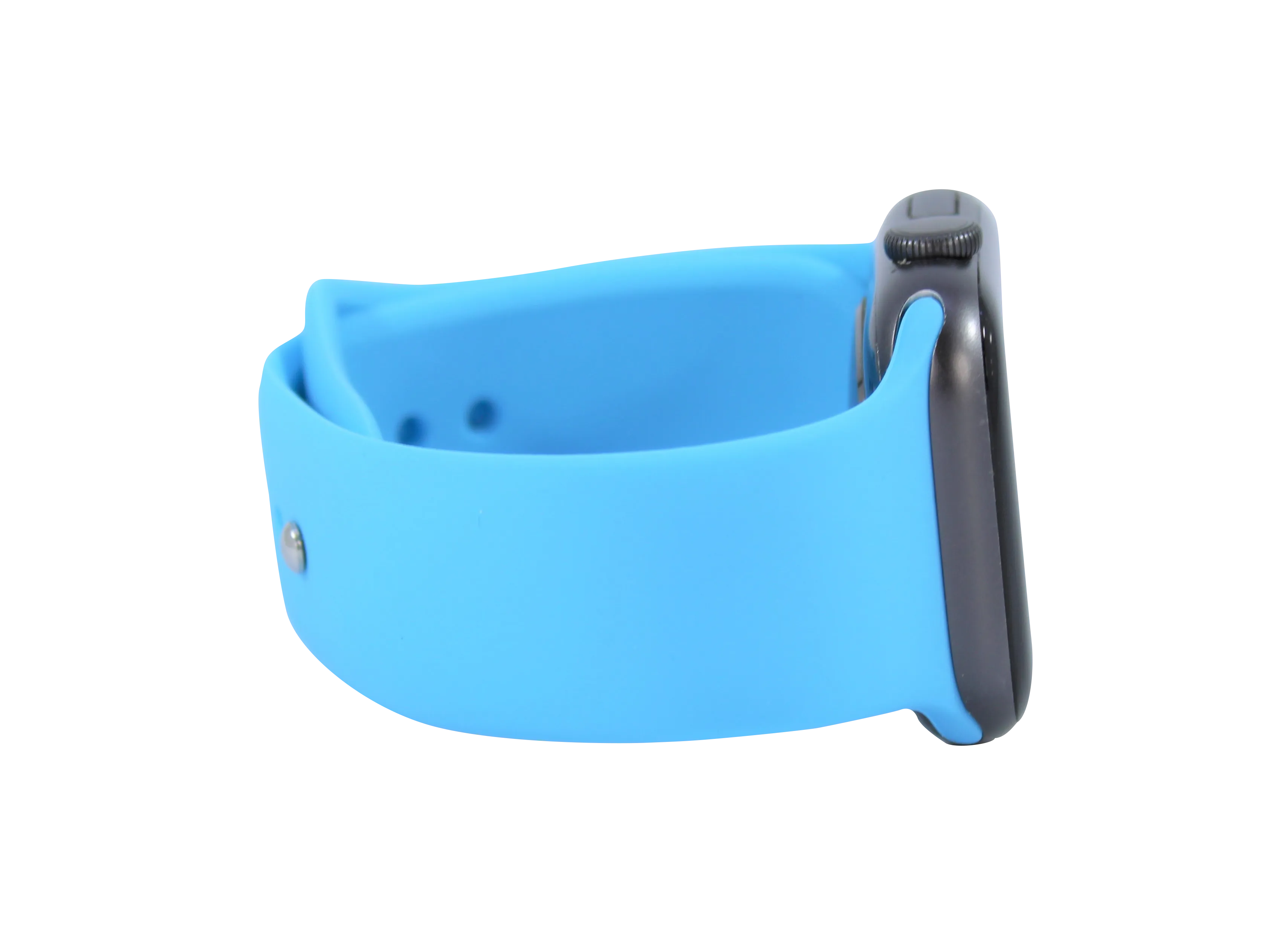 Bright Blue Silicone Watch Band