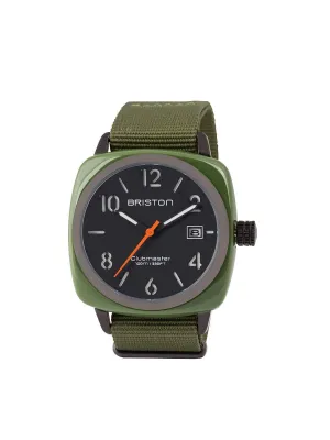 Briston Clubmaster Classic Acetate HMS Green Army PVD 40mm