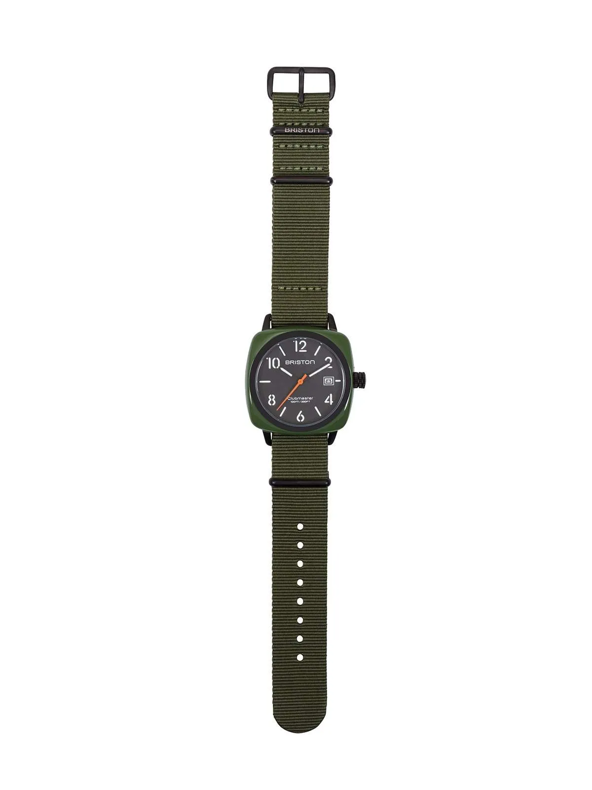 Briston Clubmaster Classic Acetate HMS Green Army PVD 40mm