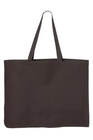 Bubble Heart Retro Canvas Jumbo Tote