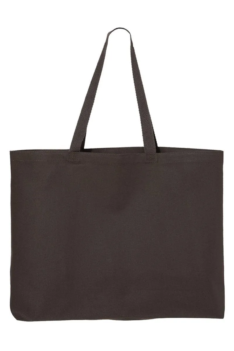 Bubble Heart Retro Canvas Jumbo Tote